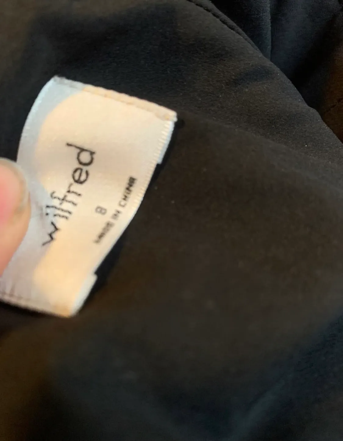 Aritzia Black Leather Mini Skirt - Image 6