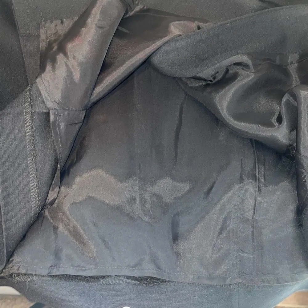 Grace Elements‎ Womens Nancy Lined Pencil Skirt Buttons Black Size 8 NWT - Image 5