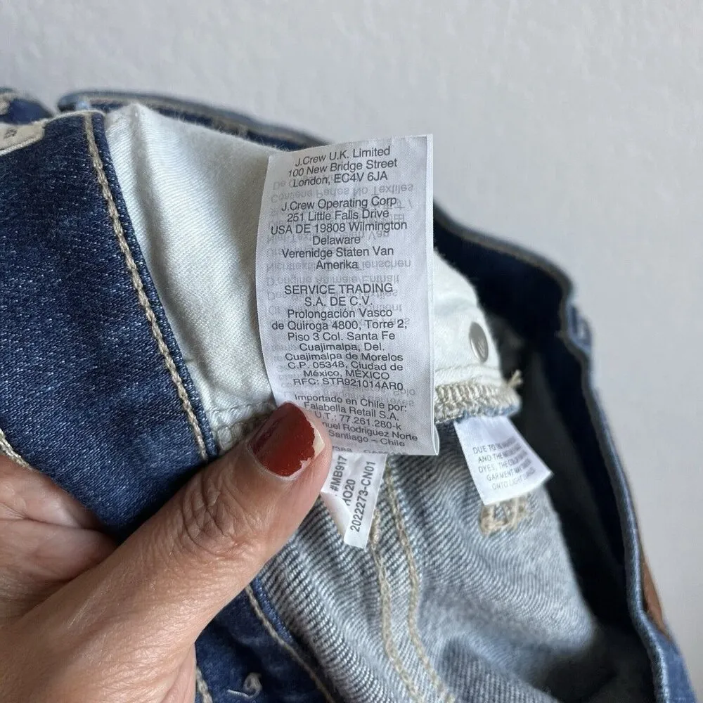 Madewell Slim Demi-Boot Jeans Women's Size 27 Medium Wash High-Rise Style #MB917 - Image 13