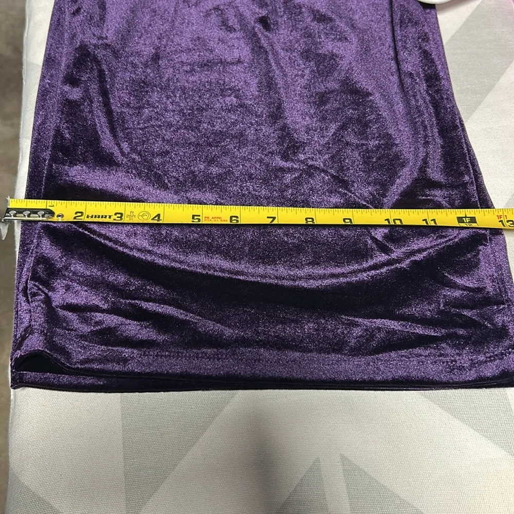 Emerald Sundae Purple Velvet Jumpsuit - Image 8