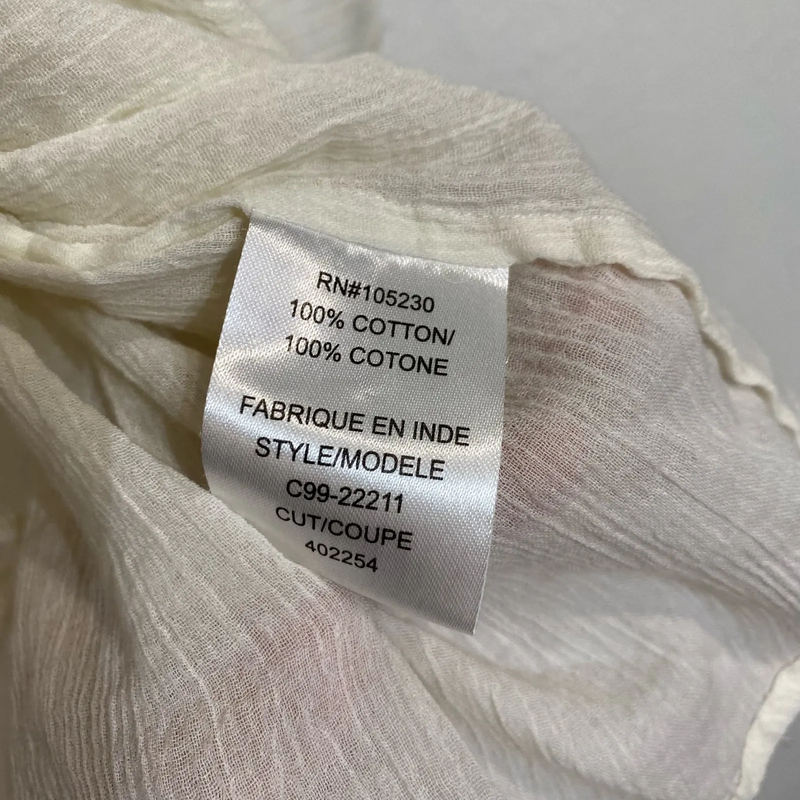 Joie White Blue Embroidered Sleeveless Button Down Blouse Sz M - Image 6