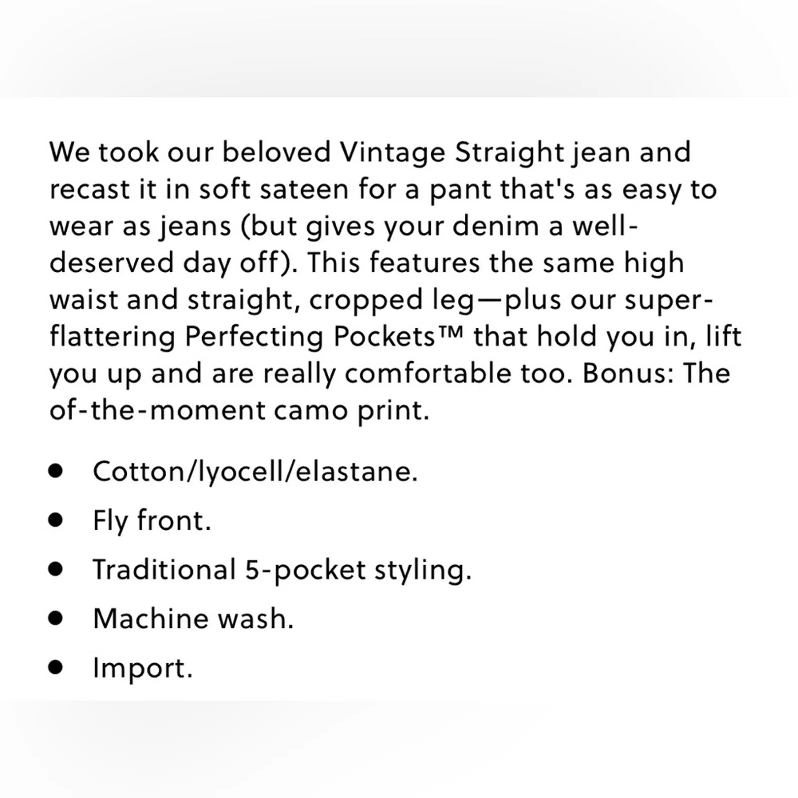 J Crew Vintage Straight Cargo Camo Stretch Ankle High Waist Pants 25 Tall Long - Image 16