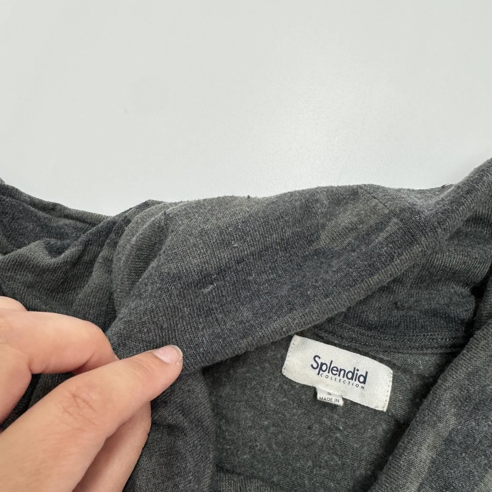 Splendid Sweater Womens Small Pullover Cowl Neck Soft Knit‎ Cozy Lightweight - Image 4