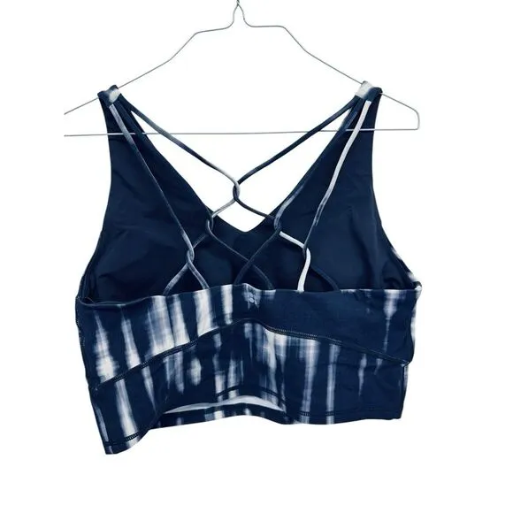 Sweaty Betty Super Soft Strappy Crop Workout Tank Woman's Size L‎ Grey White NWT - Image 4