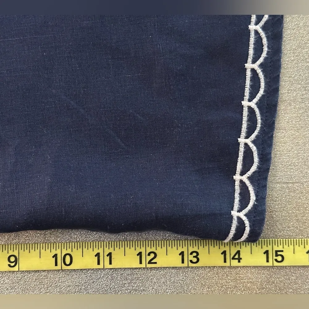 Gap No Routine Navy Embroidered Spaghetti Top (686) - Image 10