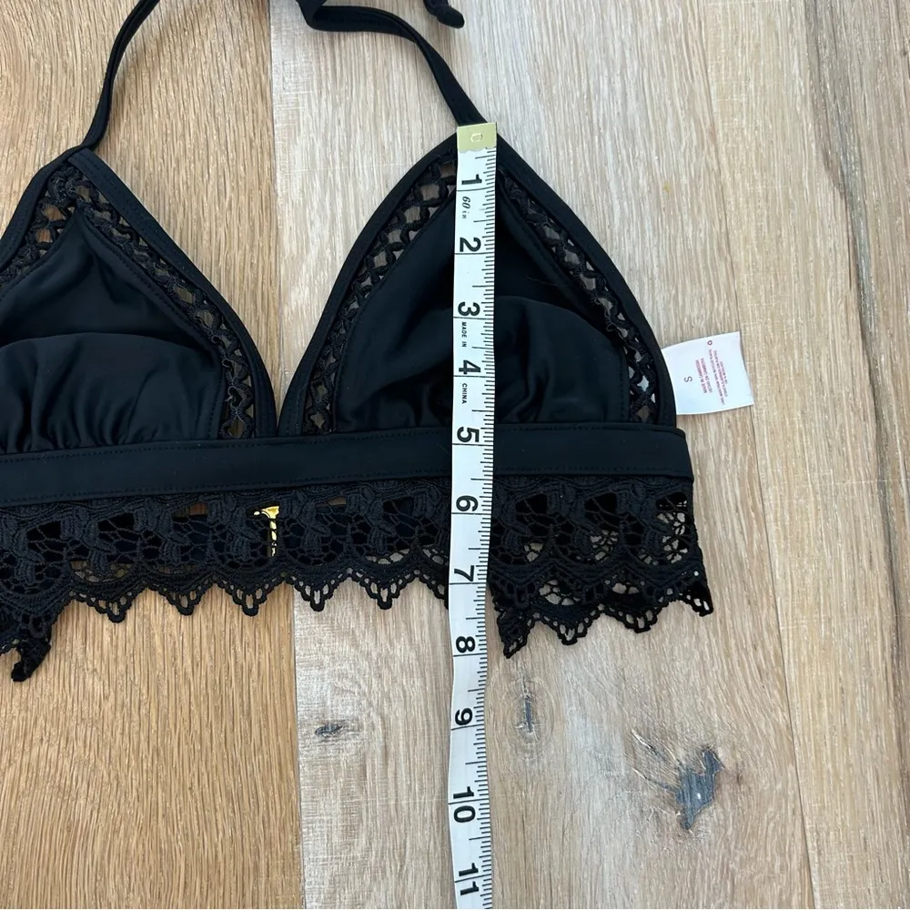 Xhilaration Black Triangle Bikini Top Size Small - Image 3