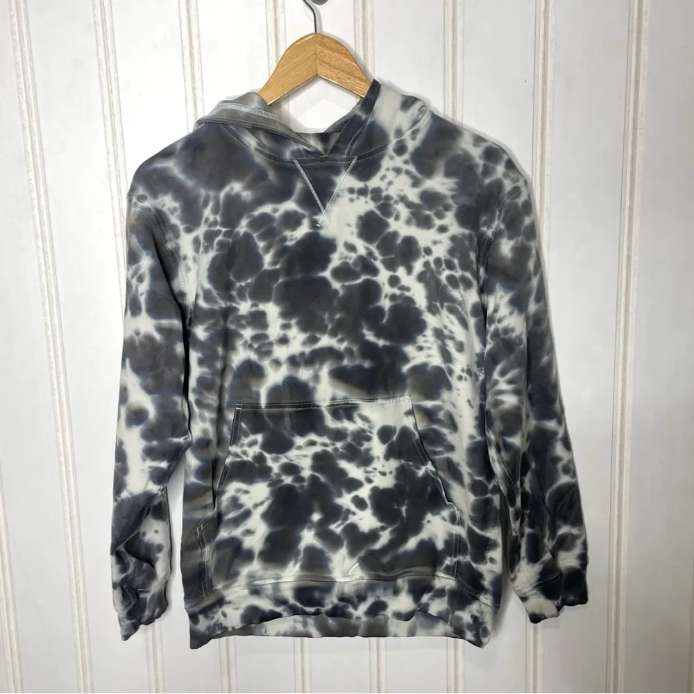 Lululemon All Yours Hoodie Tie Dye Fleece Tie Dye Graphite Grey Size 6 293 - Image 6