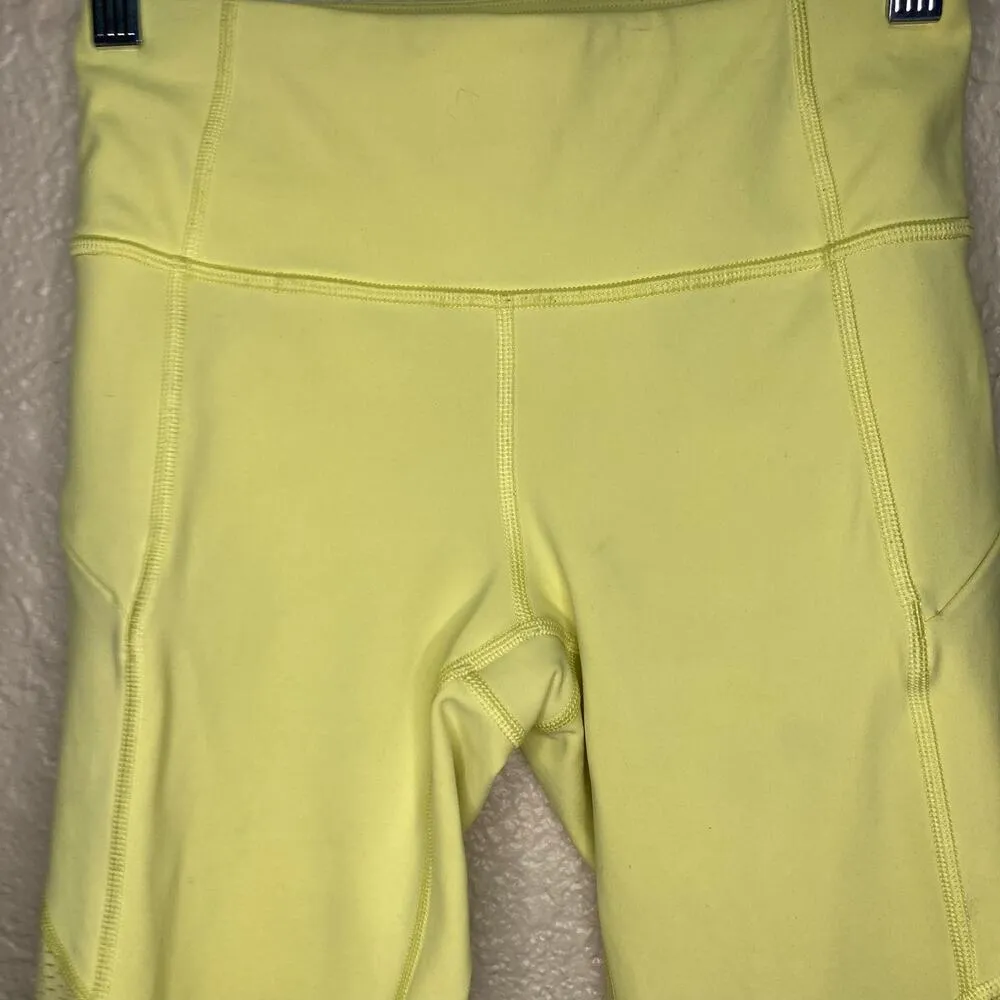 Athleta Neon Yellow Leggings Size XXS - Image 2