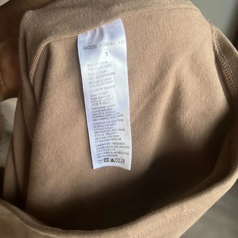 NWT GOOD AMERICAN Stretch-cotton jersey top - Image 7