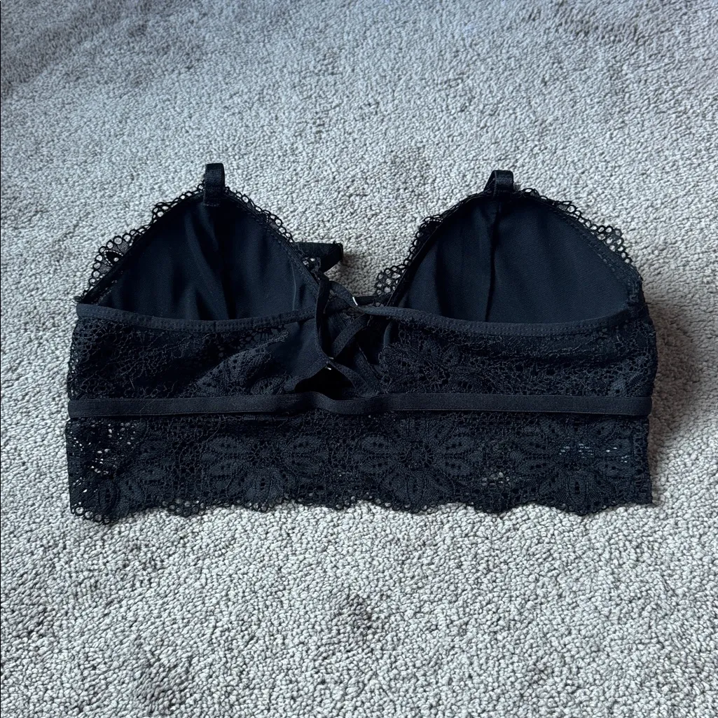 Nautica Black Lace Bralette SIZE L - Image 2