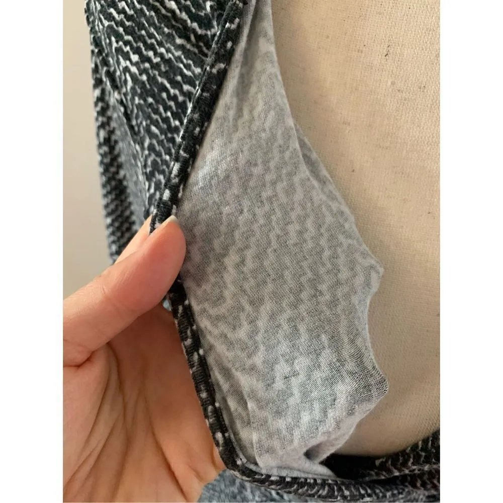 Ann Taylor size 2 cross body tie dress black and white work dress light - Image 6