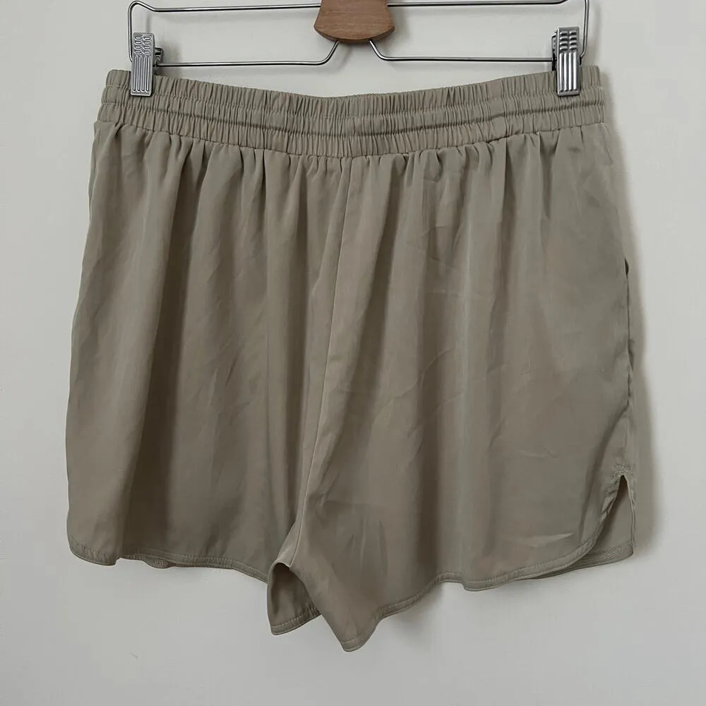 4th and Reckless Tan / Taupe Drawstring Shorts Size XXL - Image 2