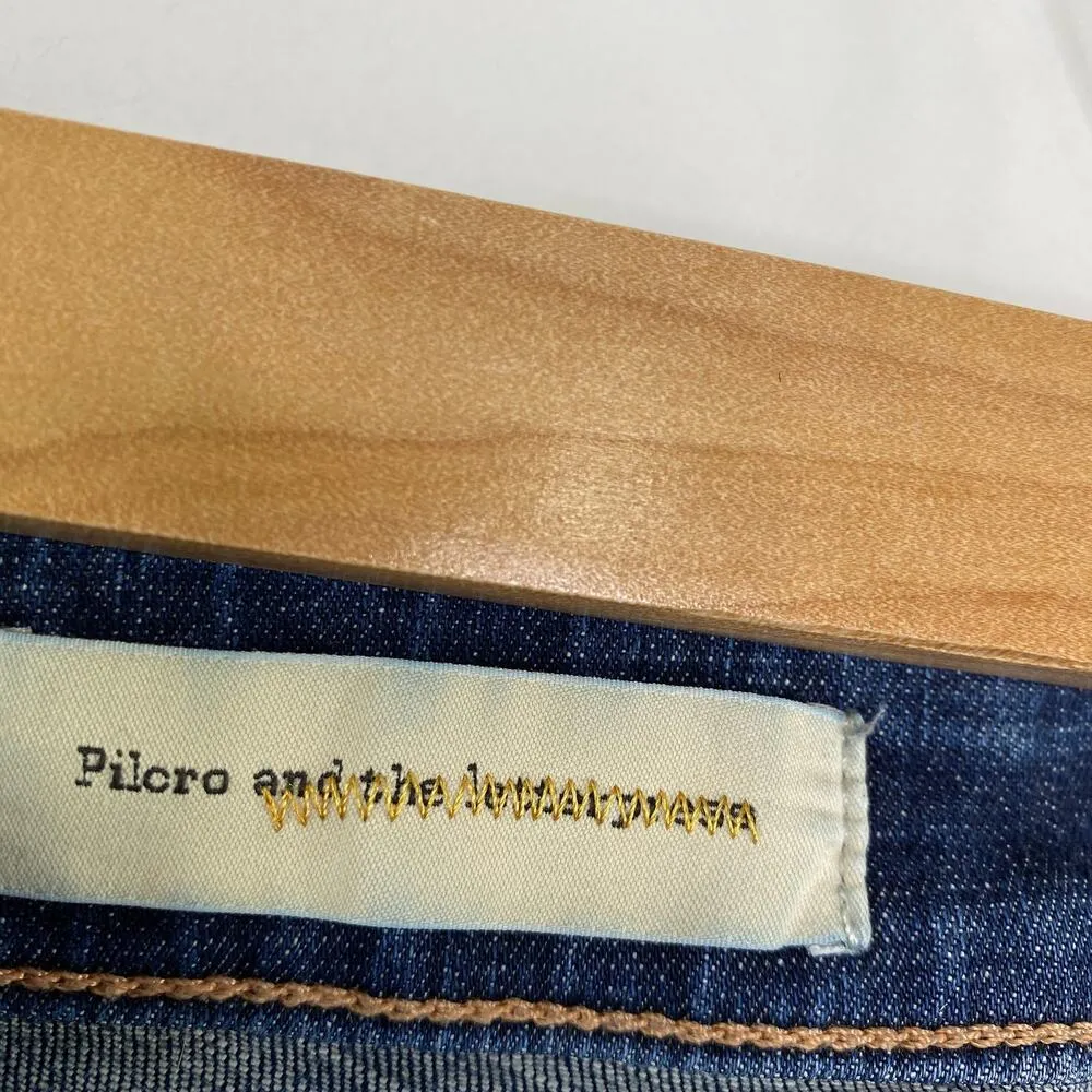 Anthropologie Pilcro Womens Slim Ankle Jeans Size 28 Mid Rise Washed - Image 7