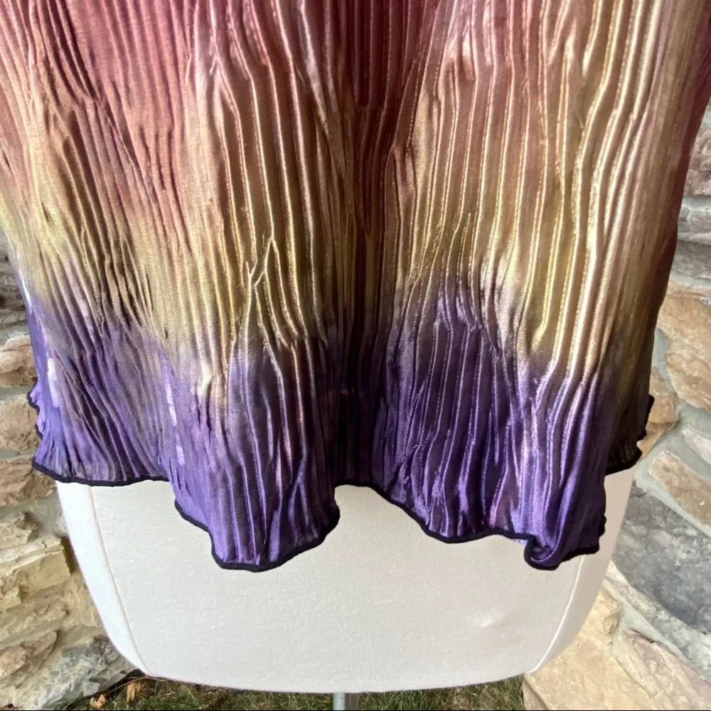 Kasper Pleated Top Purple - Image 5