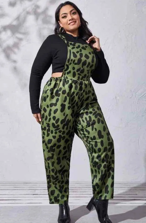 Plus Size Jumpsuit Green - Image 3