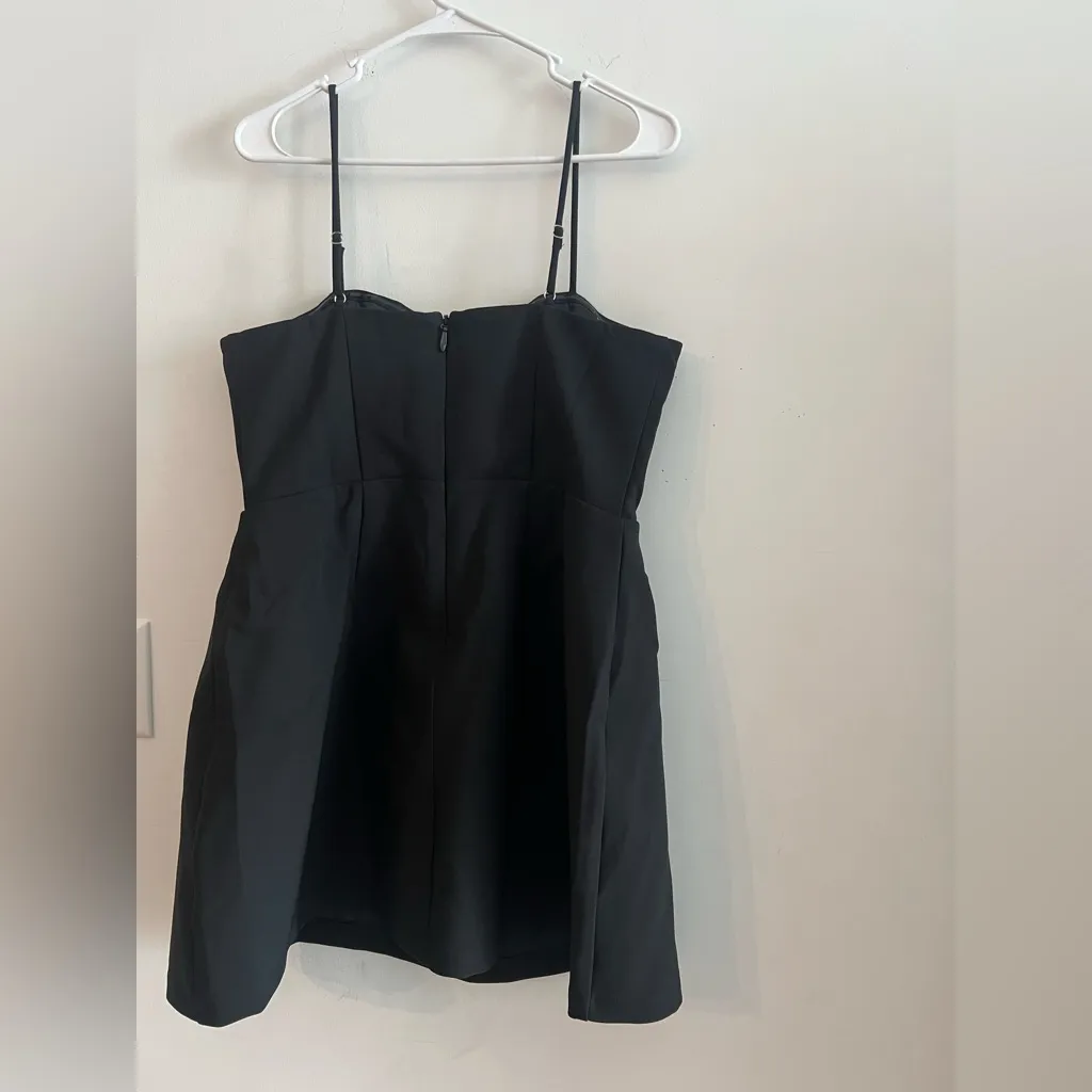 Showpo KATIA MINI DRESS Strappy Corset A Line Dress in Black Size 10 NWT - Image 7