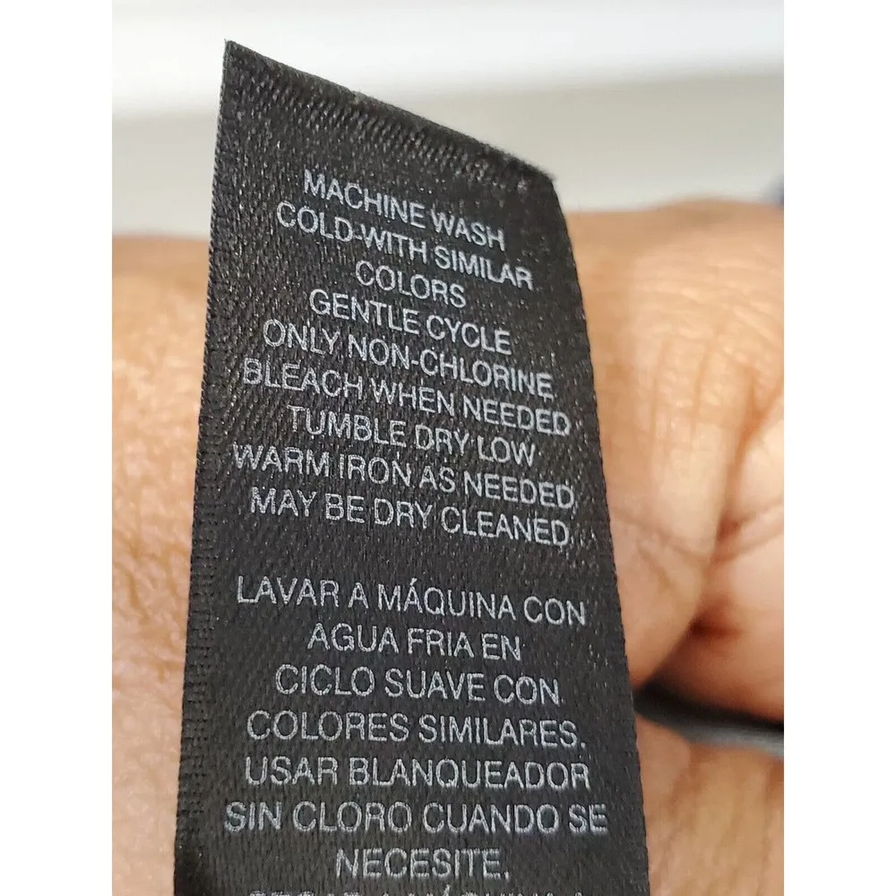 White House Black Market Women Square Neck Long Sleeve Casual Short Dress Size M - Image 10