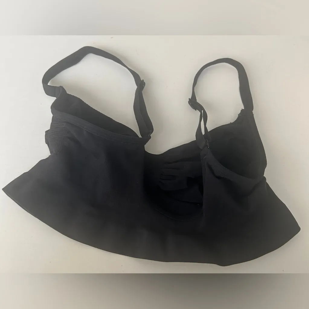 SKIMS Women’s Seamless Black Bralette Large - Image 2