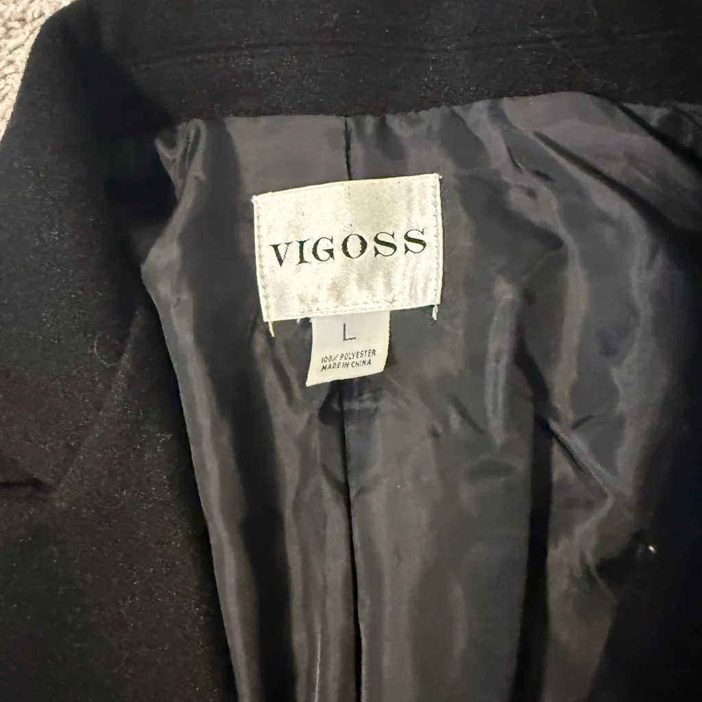 Vigoss Black Overcoat - Image 3
