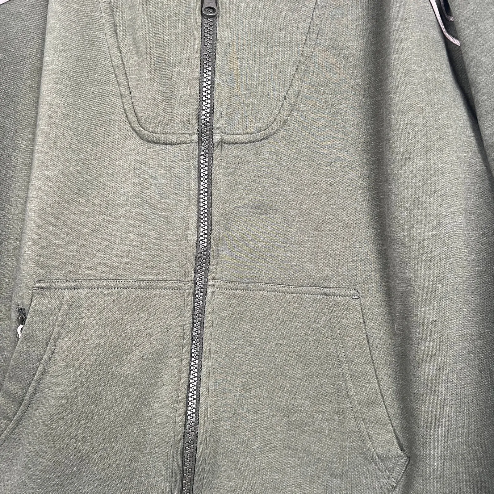 Title Nine Women's Full Zip Sweatshirt Green Sz L - Image 5