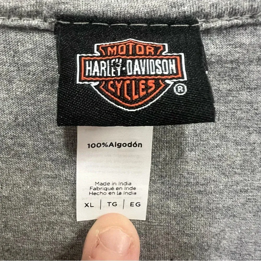 Harley Davison Women V Neck “Jet City” Seattle shirt size XL - Image 5