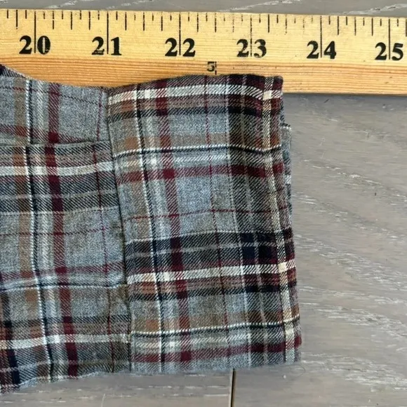 Johnny Was 3J Workshop Plaid Pearl Snap Up Tunic Western Floral Embroidered Boho - Image 7