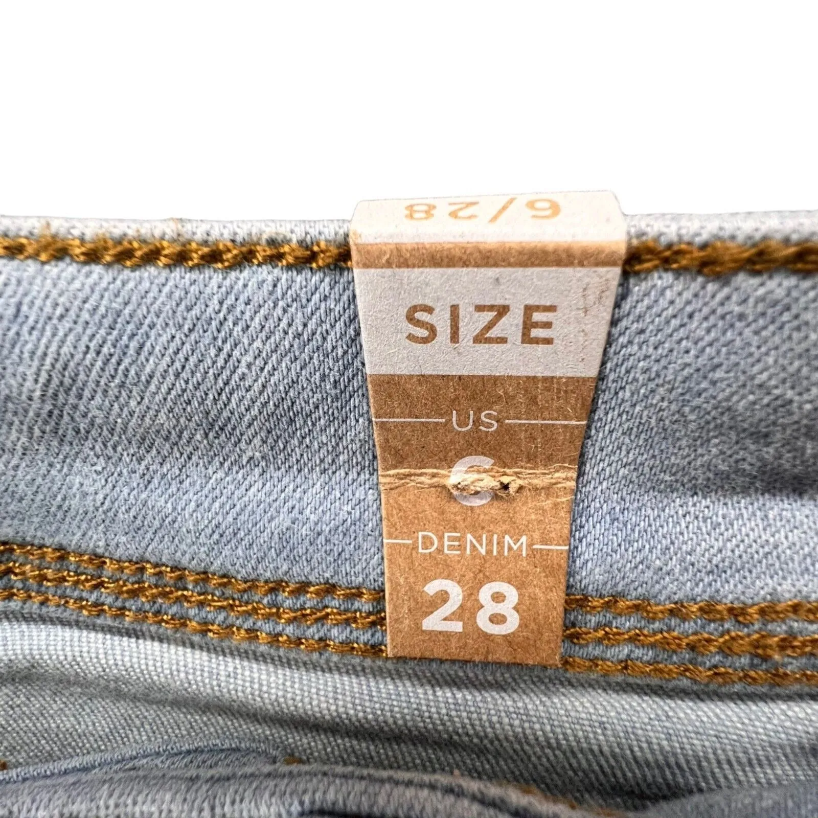 Prana Soma Jeans Womens 28 Blue Light Wash Organic Stretch Denim Skinny Slim NEW - Image 10