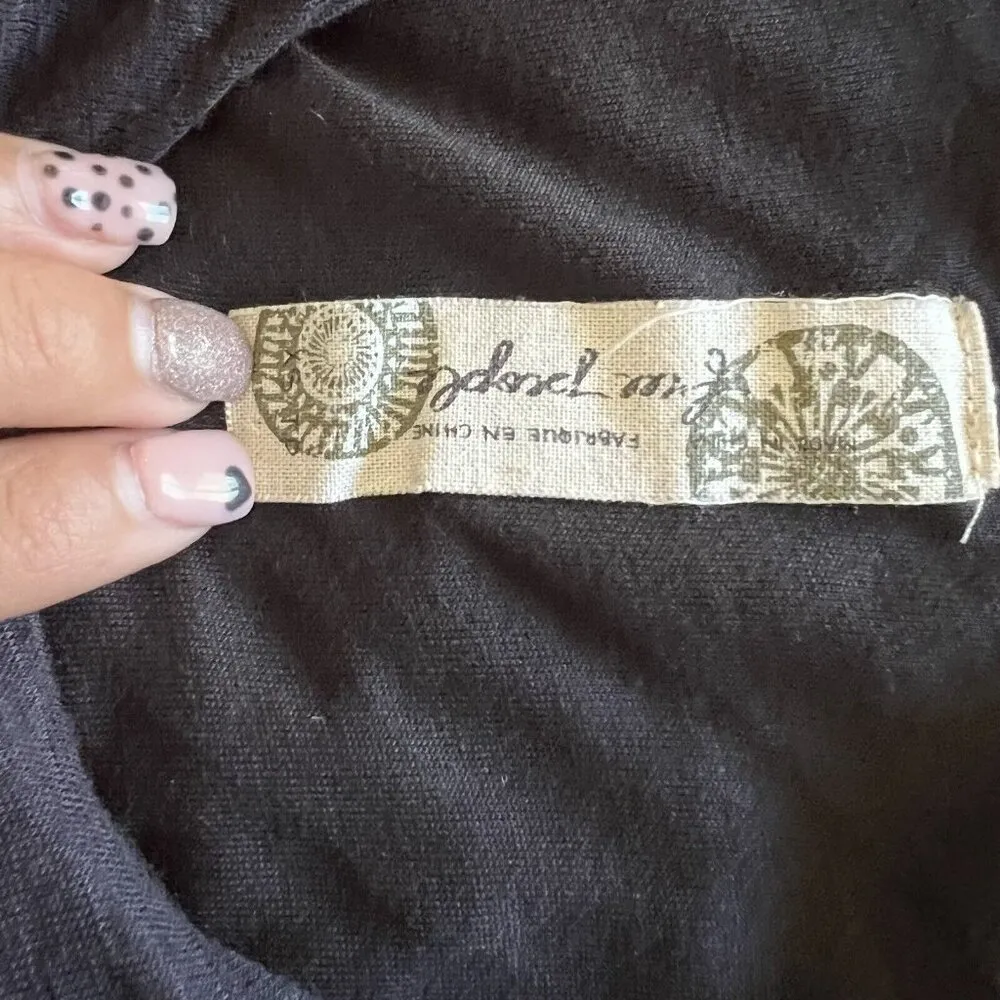 Free People bodycon mini dress stretch runched Size XS Party Preppy Sexy Stretch - Image 6