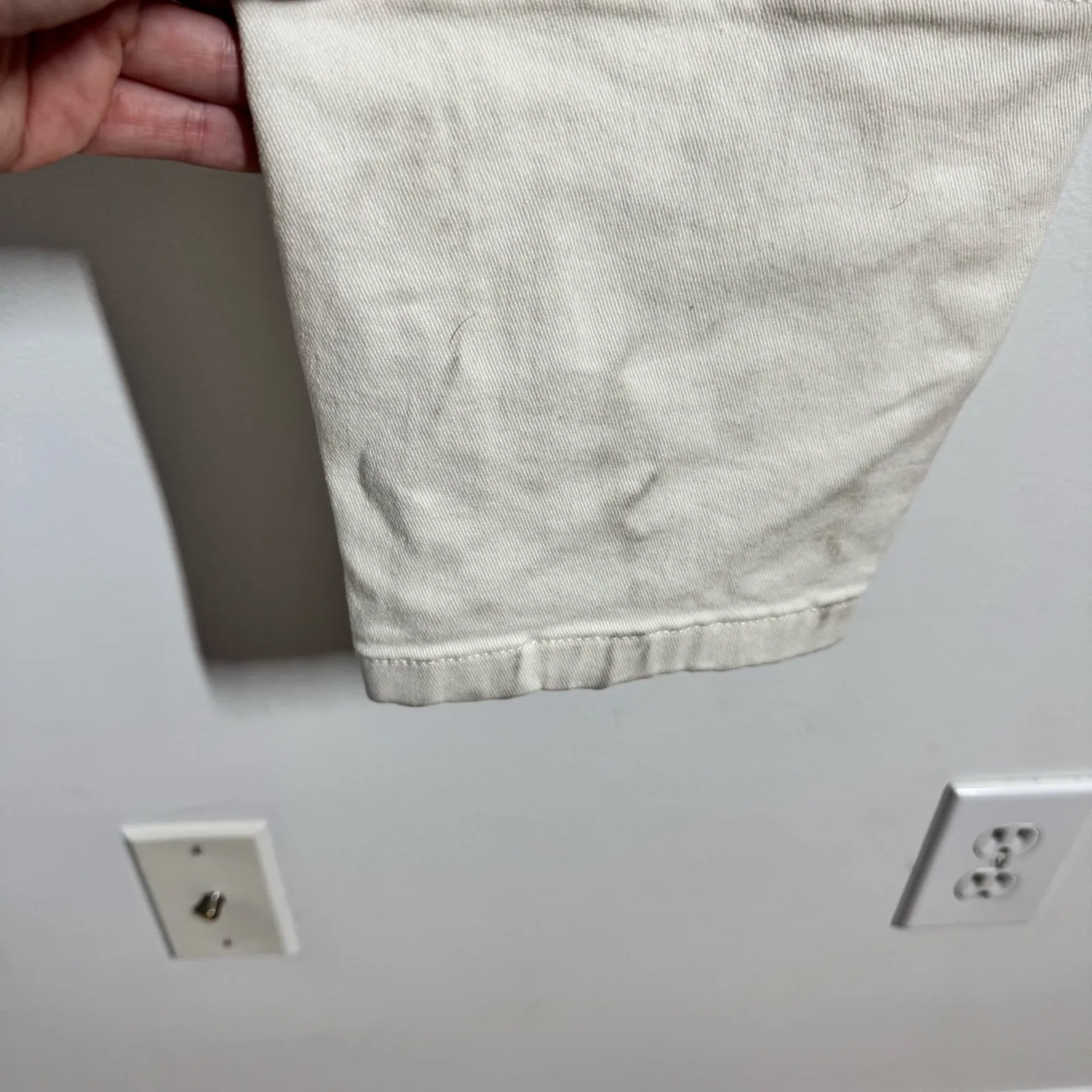 Everlane Utility Barrel Jean Pant Women 0 Bone Cream Minimal Modest Baggy - Image 4