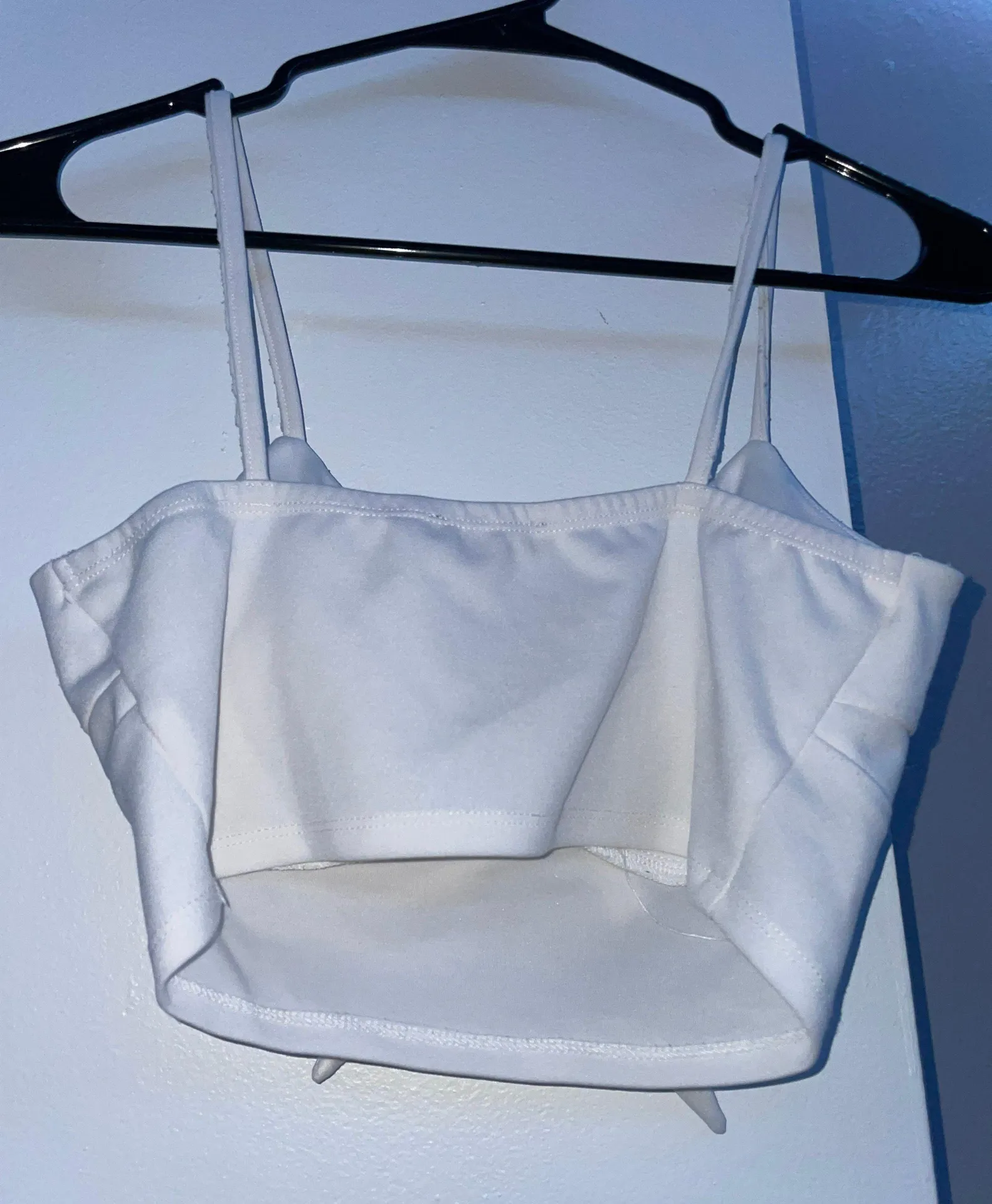 SheIn White How Tank Top  - Image 2