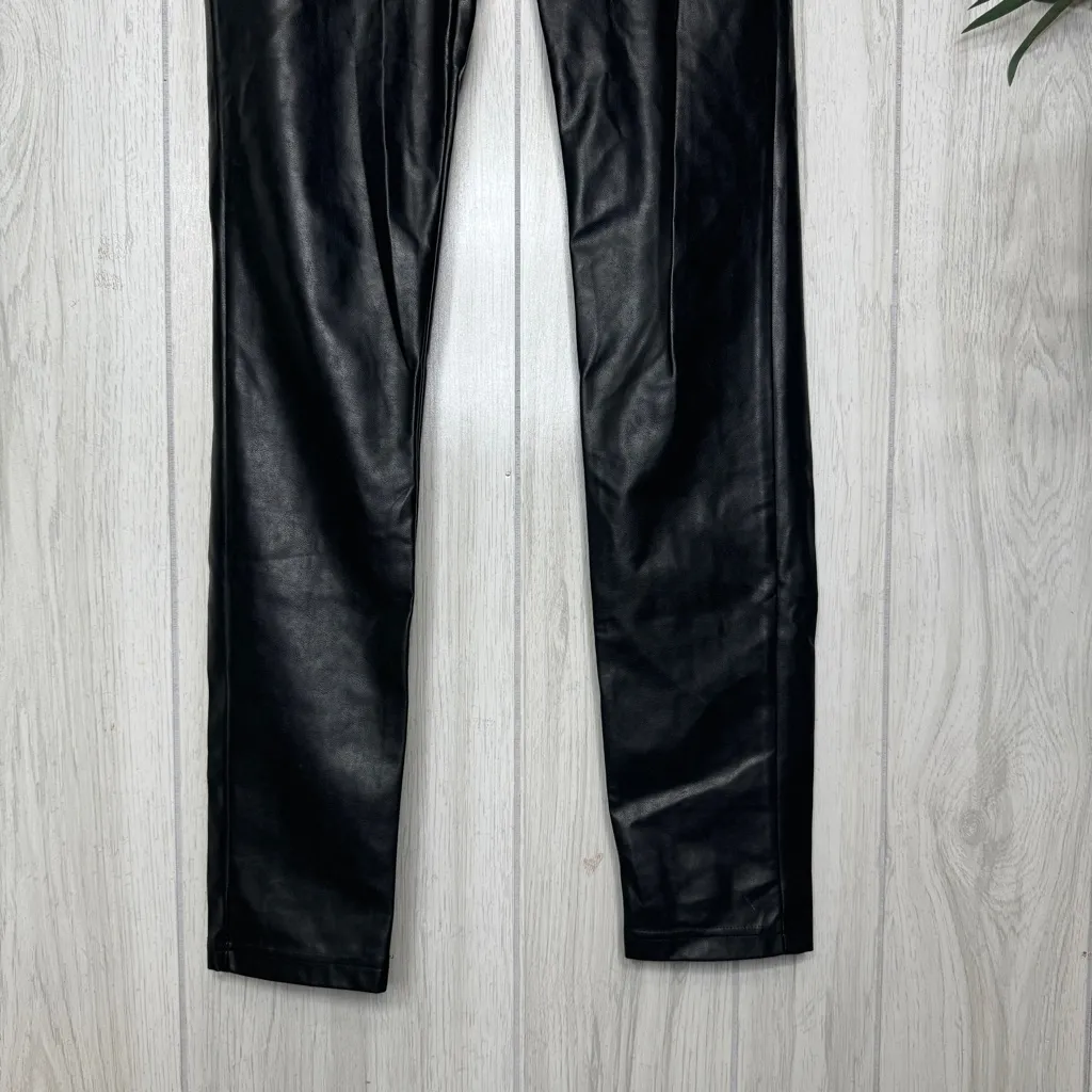 Aritzia Babaton Caspain Skinny Pants Vegan Faux Leather size 6 - Image 6