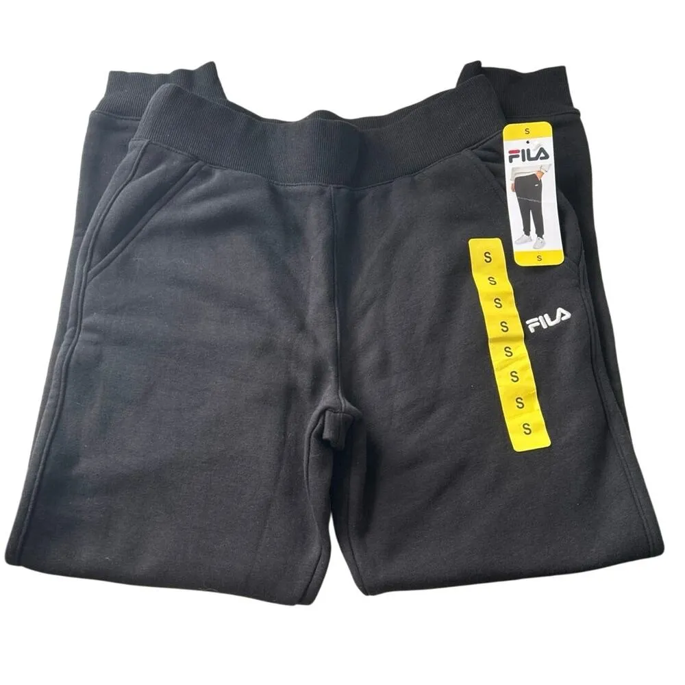 FILA Womens Black Sweat  Pants Small - Image 2