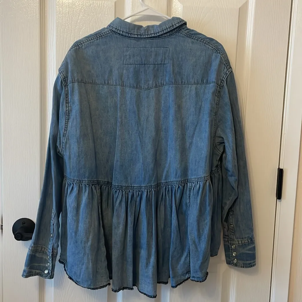 Free People Dylan Chambray babydoll top - Image 12