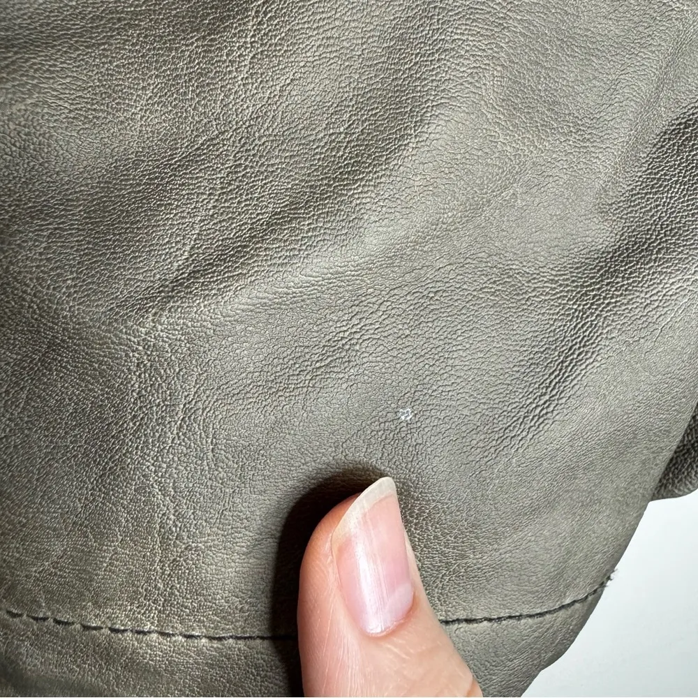 Anthropologie Pilcro quilted vegan breather mini shorts in bronze hue size 25 Tan - Image 11