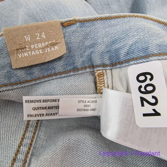 NEW Madewell‎ The Perfect Vintage Jean in Fitzgerald Wash, 24 - Image 16