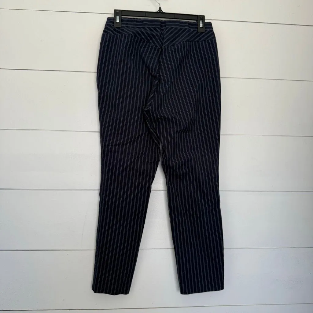 Rag & Bone Women’s 10 Simone Blue Navy Plaid Ankle Pants - Image 3