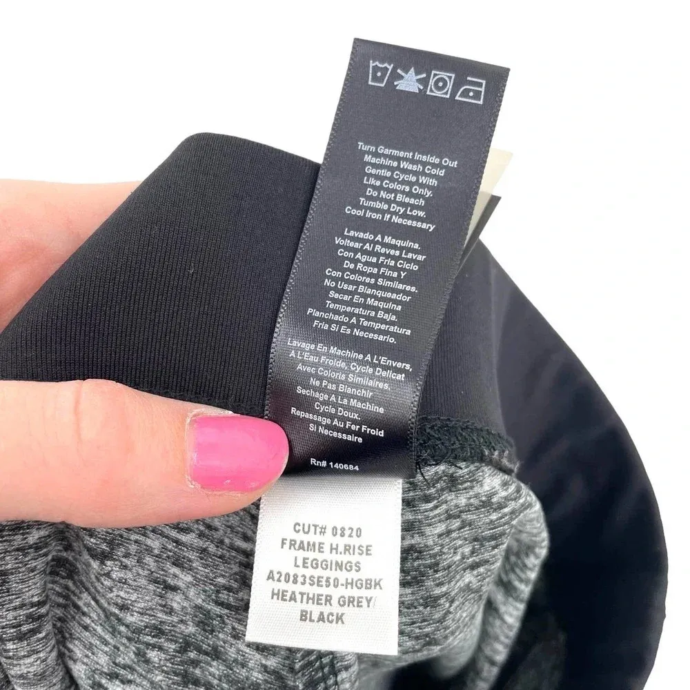 Koral Frame High Rise Leggings Heather Grey Black‎ Size Small - Image 10