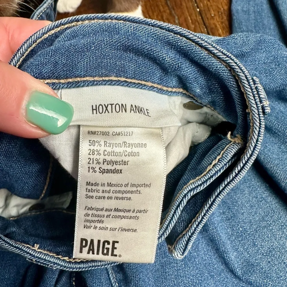 Paige  Hoxton Ankle Jeans 31 - Image 4