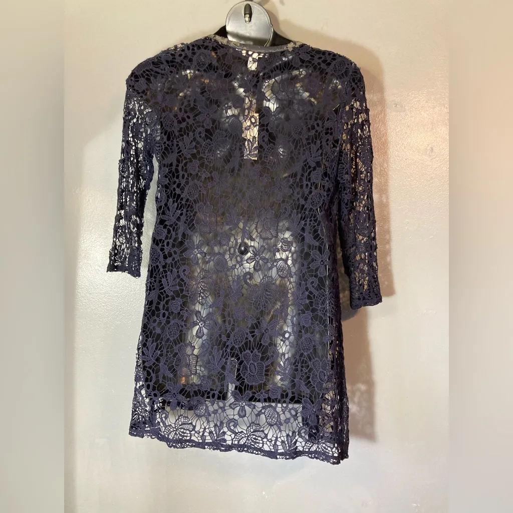 Chico's Midnight Lace Robe - Image 5