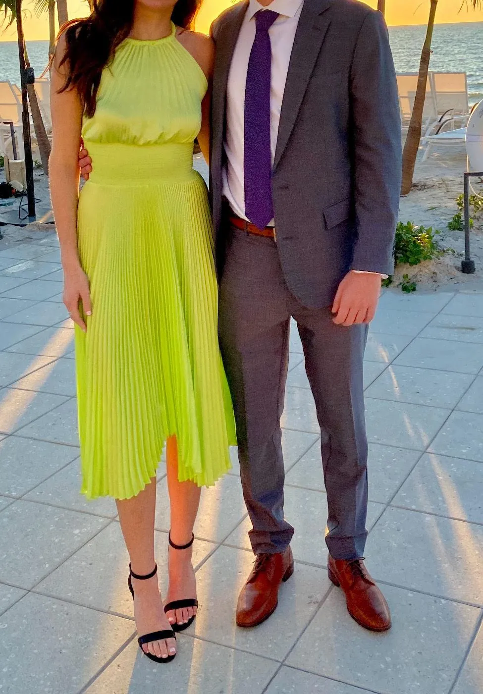 ALC Renzo II asymmetric pleated midi dress - Image 2