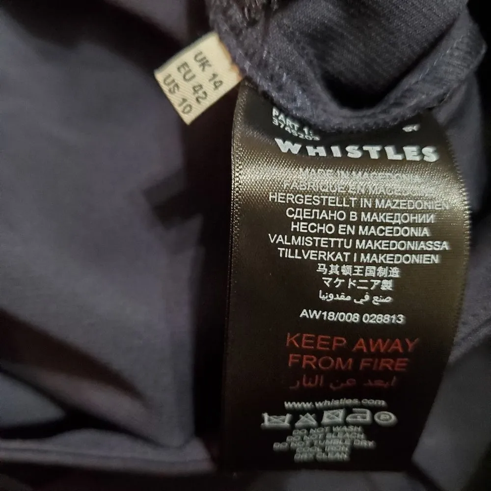 Whistles Navy Blue Pants (10) Blue - Image 6