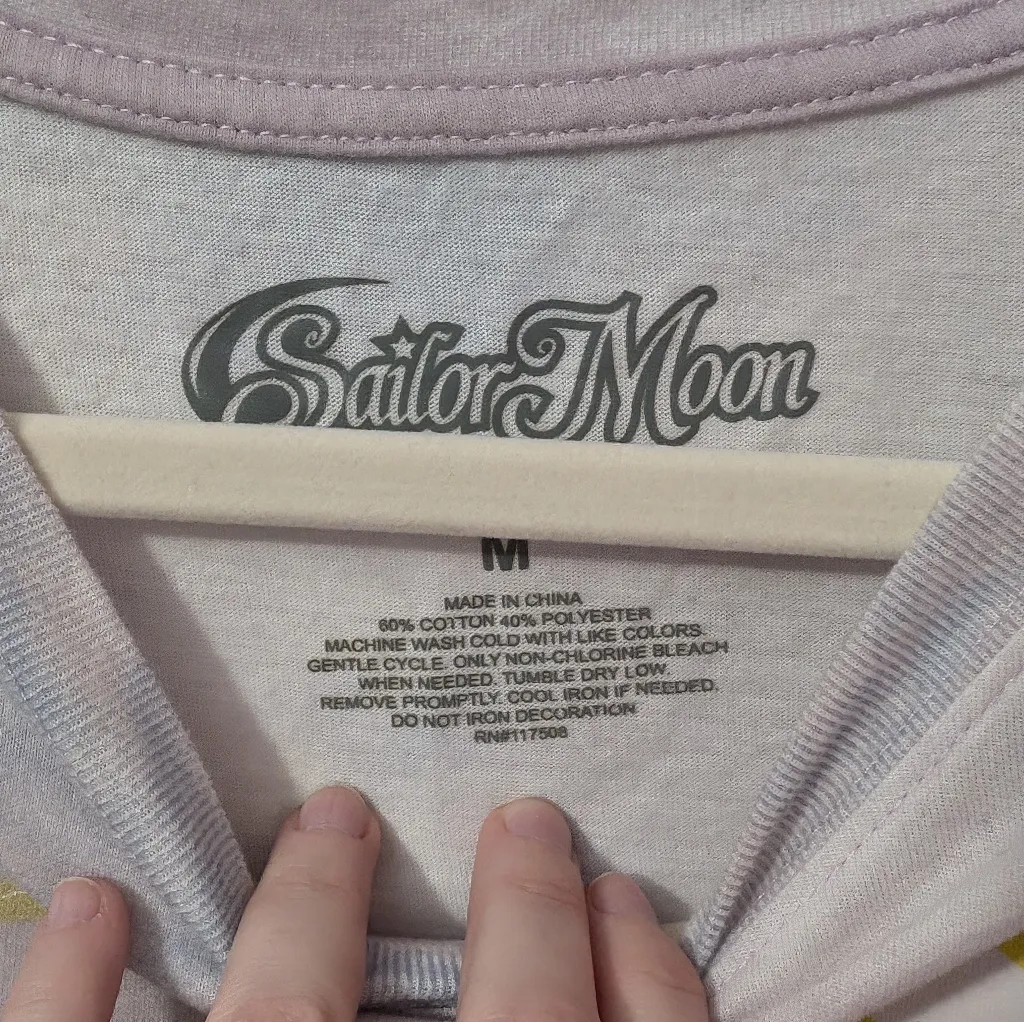 Sailor Moon Tie Dye Cropped T - Image 3