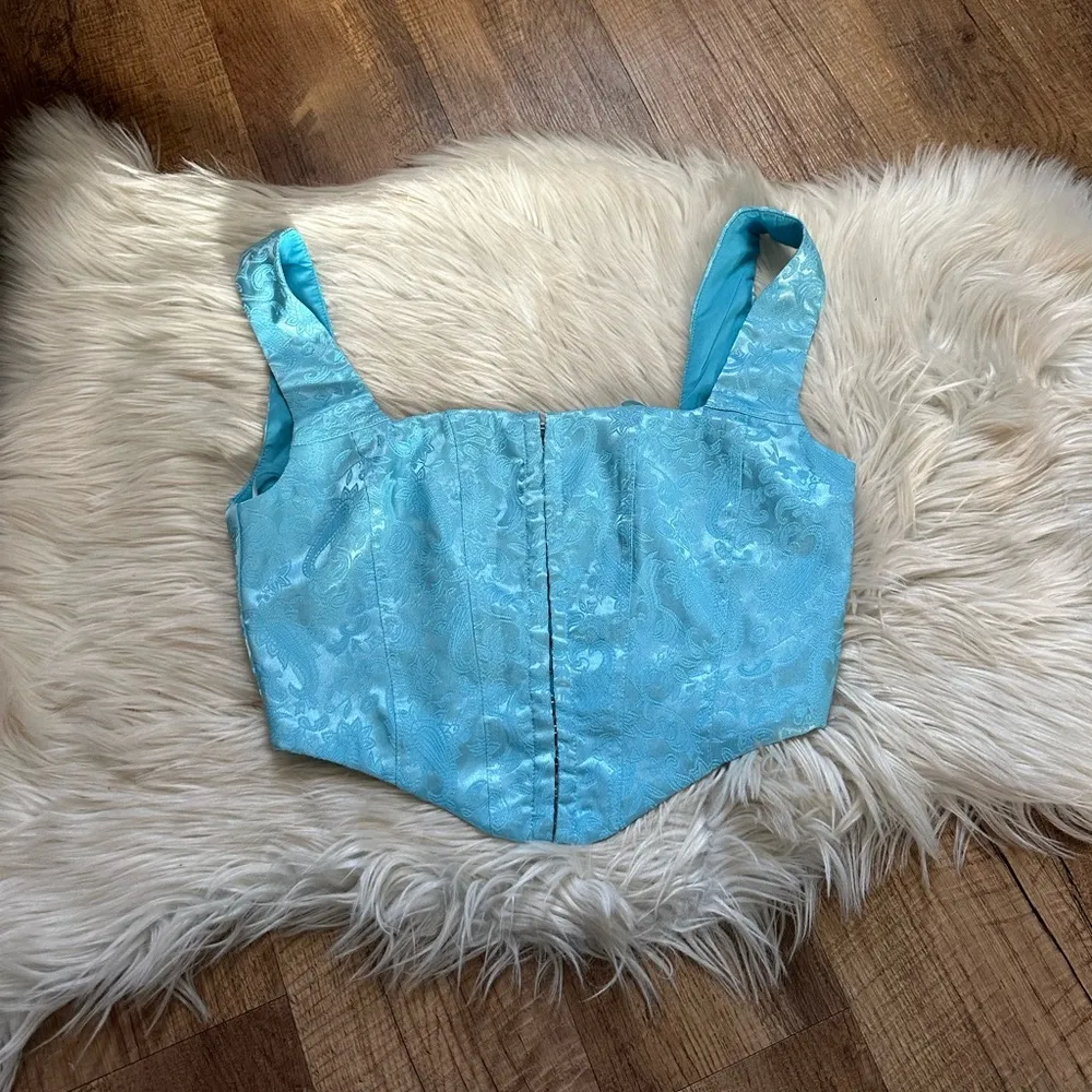 PRINCESS POLLY Day Dreaming Top In Blue - Image 7