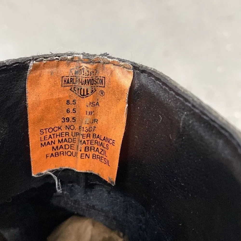 Harley Davidson moto boots women’s size 8.5 Black - Image 13