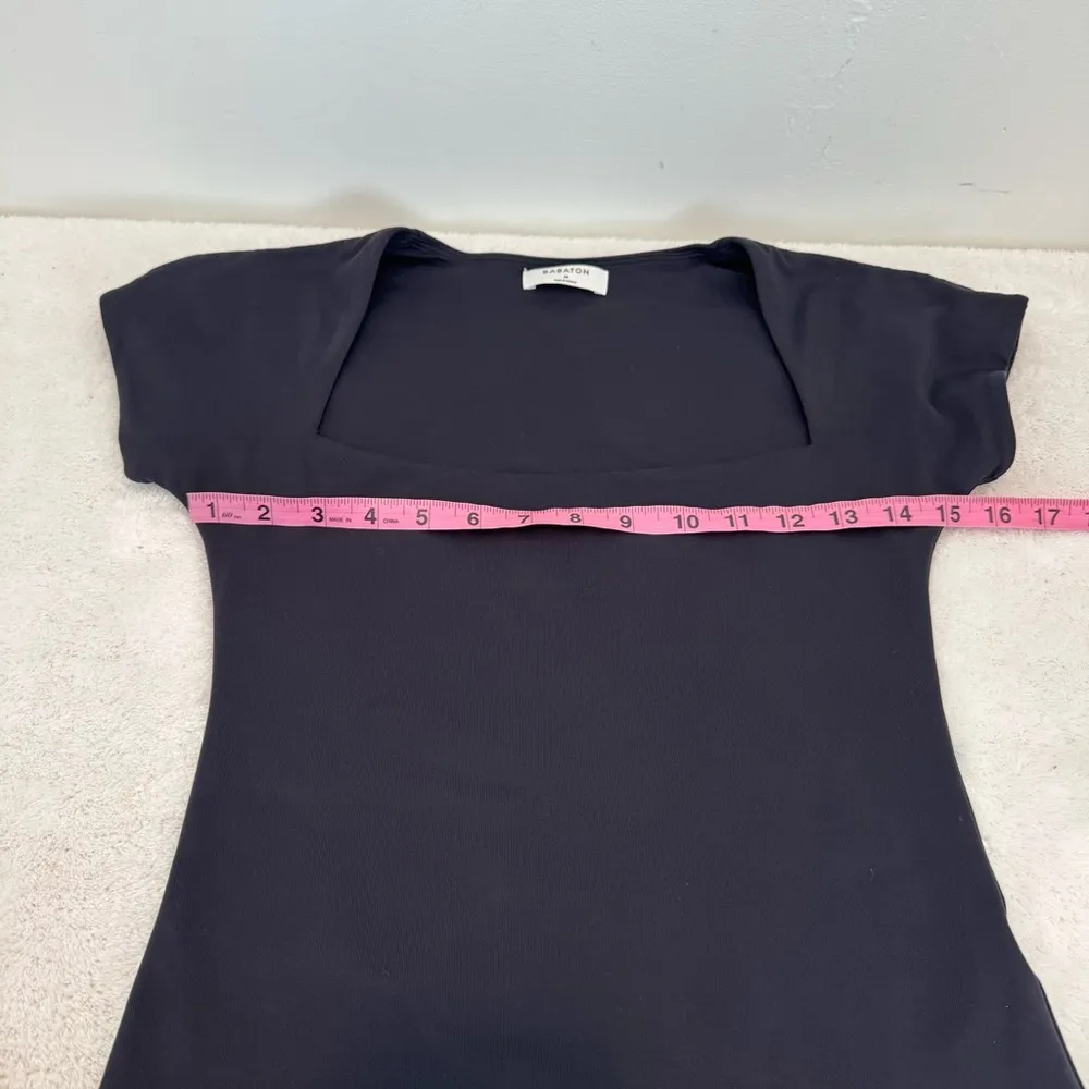 Babaton Contour Squareneck Shortsleeve Bodysuit size M - Image 9