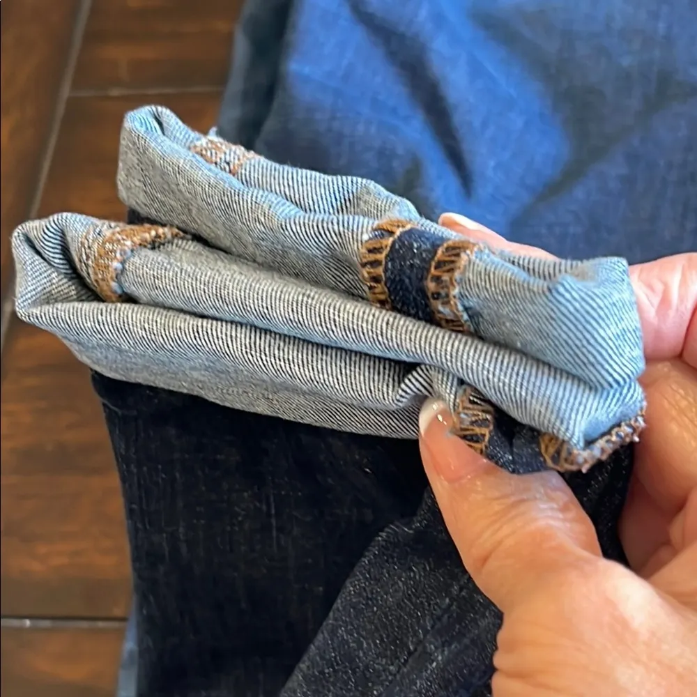 J CREW 9” High Rise Toothpick Skinny Dark Wash Jeans Size 27 - Image 4