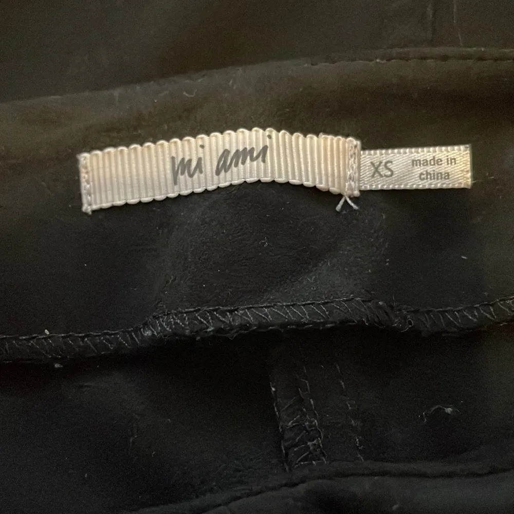 Black Suede Mini Skirt - Image 3