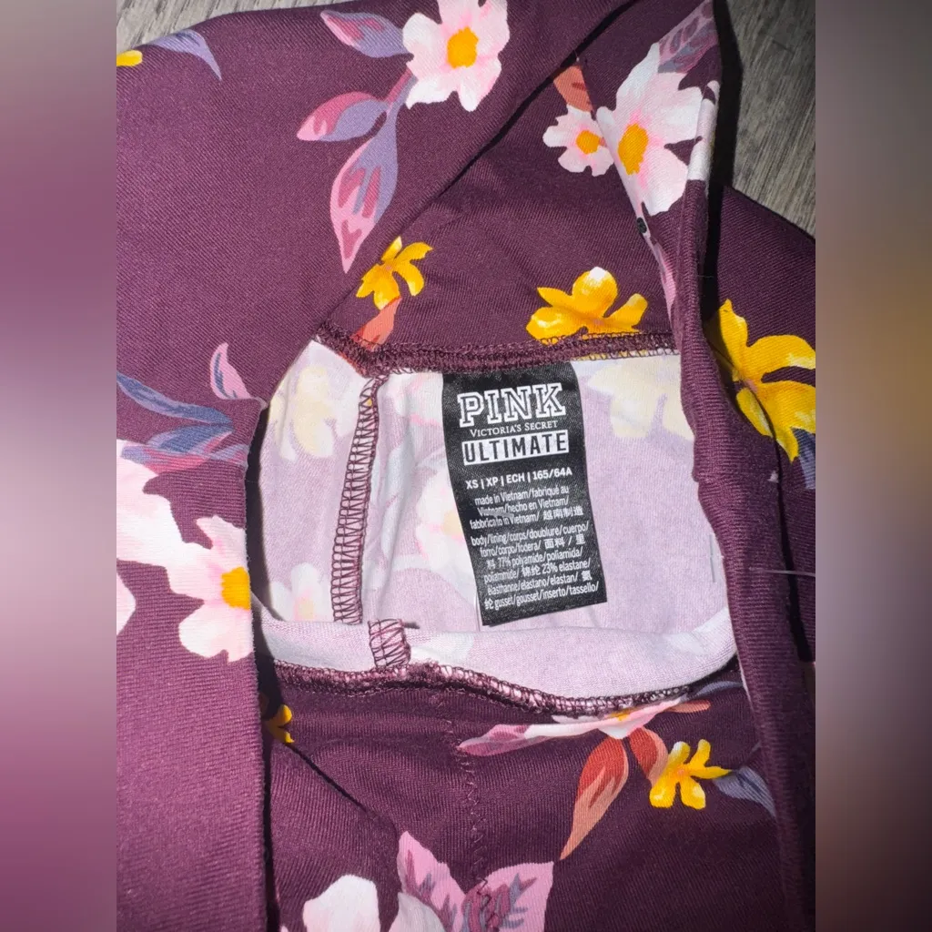 PINK Victoria’s Secret Ultimate Floral Rare Print Leggings - Image 6