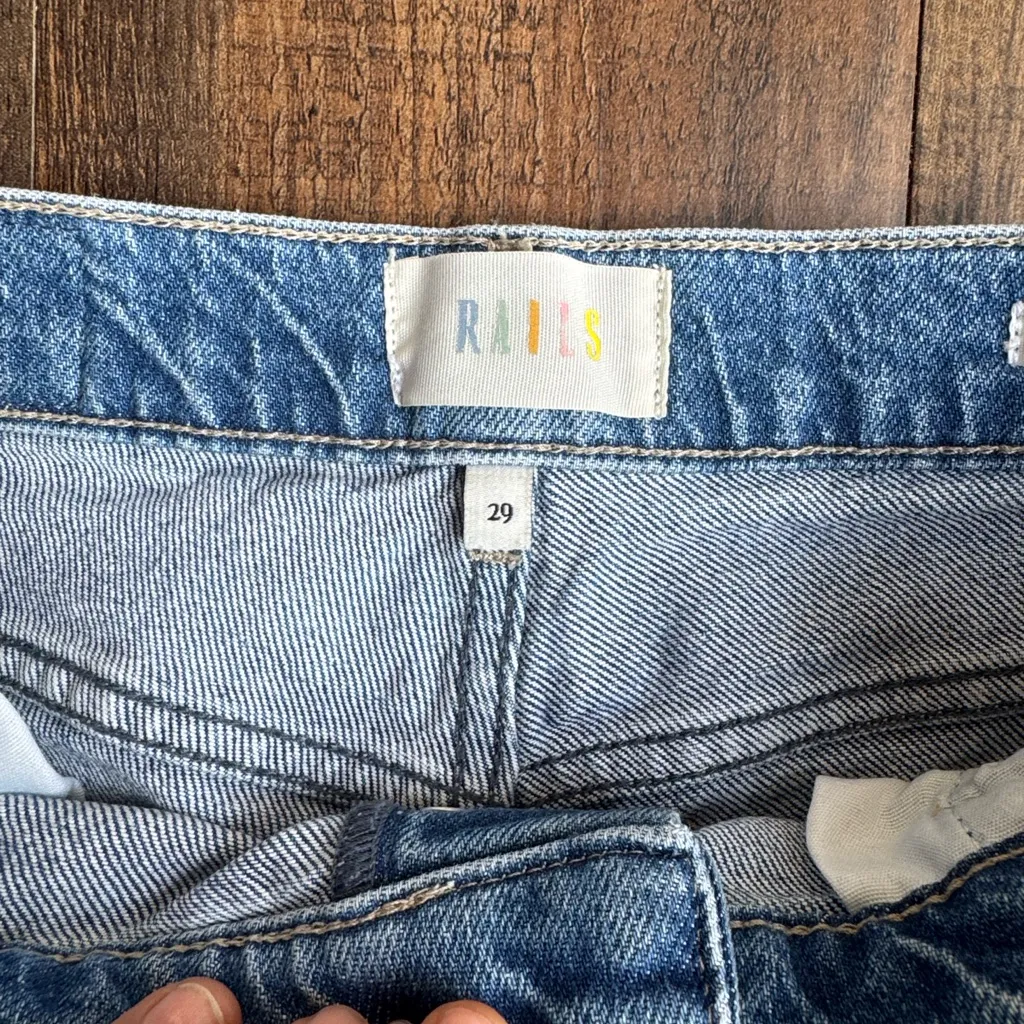 Rails Blue Straight Leg Women's Jeans - Image 4