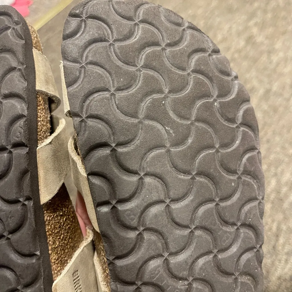 Birkenstock Womens Franca Tobacco Brown Oiled Leather Sandals Size 38 US 7-7.5 - Image 8